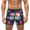 Aliexpress Amazon Regalo Navideño Transfronterizo Año Nuevo Ropa Interior para Hombre Pantalones Cortos de Seda de Leche de Cintura Media Alta Elásticos Transpirables