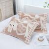 Toalla de almohada antigua un par de toallas de almohada gruesas y agrandadas para cuatro estaciones regalo de regreso para adultos individual pareja sin pelo