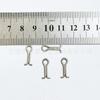 Fábrica de origen hebilla de metal de 8 caracteres 1.2*14.2 hebilla de conexión de anillo de 8 caracteres anillo Amika un par de palabras círculo