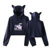 Sudadera con capucha periférica de dibujos animados NANA NANA NANA Ozaki, suéter sexy con orejas de gato para mujer de otoño