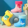 Botas de Lluvia para Niños Nuevas Dibujos Animados Lindas Niño Bebé Botas de Lluvia Niña Estudiante Niños Pequeños Zapatos de Agua Zapatos de Goma Impermeables