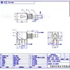 PS22F03 Interruptor de Llave Recto PS22F02 Interruptor de Llave A03 Interruptor de Llave de Cierre Automático Sin Cierre Suministro Directo de Fábrica
