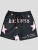 Shorts de Praia Masculino Respirável e Amigo da Pele Verão Novo Estilo Graffiti de Anjo Impressão 3D Malha Solto Confortável Casual