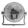 Ventilador solar de suelo con luz y panel fotovoltaico, ventilador eléctrico de suelo para exteriores de 12 V.
