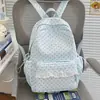Mochila de estilo ins coreano estilo universitario con estampado de estrellas, alta apariencia, mochila linda de nicho para estudiantes, mochila nueva para secundaria y preparatoria