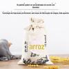 Saco de Embalagem de Arroz Pronto Lona Cordão Bolso com Aba Calças Algodão e Linho Cordão Saco de Armazenamento com Cordão Saco de Lona com Cordão Feito Sob Medida