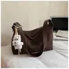 Bolso Grande Estilo Coreano Transfronterizo para Mujer 2026 Nueva Moda Bolso de Mano para Viajar Diseño Nicho Casual Bolso de Hombro Cruzado