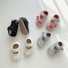 Zapatos de primavera para niña, de suela suave, individuales, combinables, de princesa, con velcro, informales y modernos, de cuero pequeño para bebé.