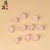 Accesorios de cristal natural Beibei Fu de doble punta polvo de cristal blanco cristal amatista accesorios para manualidades al por mayor