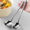 Olla pequeña de acero inoxidable 304 Moonlight, cuchara y espátula, espátula para cocinar y saltear en casa, cucharón para sopa, colador para sopa, cuchara para servir en buffet, utensilios de cocina