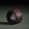 Incienso Jiangzhen sándalo verde ébano sándalo rojo sándalo de sangre anillo llave regalo chino juego de texto artesanía piezas pequeñas para jugar