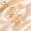 Xuping Brazaletes Rusos Transfronterizos para Oreja, Aros Color Oro de 18K con Incrustaciones de Diamantes, Joyería de Lujo Ligero de Alta Gama al por Mayor para Mujeres