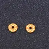 Pulseira Colar Pingente de Contas da Sorte com Zircônia Incrustada em Ouro Estilo Antigo Acessórios de Joias Fofos DIY Venda por Atacado