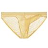 Junye homens cuecas malha transparente nariz de elefante bala separação cuecas ultra-fino respirável homens jovens sexy
