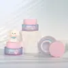 Tanque de Pegamento para Esmalte de Uñas Acrílico Personalizado Tapa Redonda Degradado Rosa Cuerpo de Botella Mate 5g Tanque de Empaque para Pegamento de Esmalte de Uñas Fábrica al por Mayor