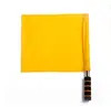 Bandera de salida de acero inoxidable, bandera de árbitro, bandera de señalización para competición de atletismo, bandera de mando de tráfico, bandera indicadora