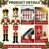 CT749-751 Cascanueces Navideño Pegatina Magnética Tamaño Grande Pegatina Magnética Decoración Festiva Imán para Refrigerador