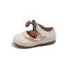 Zapatos Lindos de Princesa para Niñas 2026 Otoño Nuevos Zapatos Planos Mary Jane Retro para Niños Zapatos de Cuero de Suela Suave a la Moda para Niñas
