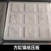 Caja Cuadrada de Acrílico, Frasco de Vidrio, Pisapapeles, Gecko, Rana Cornuda, Placa de Prensa de Rejilla de Lagarto