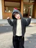 Chamarra Suéter para Niños Otoño Invierno Cárdigan Tejido con Capucha para Niños Modelo 2026 Ropa Tejida para Bebés Niños y Niñas Top de Moda