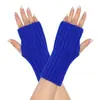 Nuevos Guantes de Lana Acrílica de Punto Versátiles, Cálidos y de Moda, para Hombre y Mujer, a Prueba de Frío, Simples, sin Dedos, para Otoño e Invierno