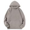 Sudadera con capucha de algodón jelly de doble cara, capa de aire, versión sin hombros, para hombre y mujer, con logo estampado personalizado, venta al por mayor, dropshipping
