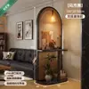 Divisor de Pantalla Tejido de Ratán Madera Maciza Usado Sala de Estar Entrada Directamente Frente a la Puerta Pantalla Base Pasillo Dormitorio Nuevo Estante de Almacenamiento de Arte