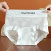 Calcinhas de Renda Sexy Levemente Luxuosas e de Alta Qualidade para Mulheres, com Leve Controle da Barriga, Respiráveis, Feitas de Seda de Amora, com Reforço Estendido, Calcinhas Femininas Plus Size