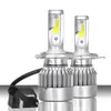 Mini C6 linterna frontal para coche faro de coche luz de carretera luz de cruce sin ventilador COB faro LED para coche DOB
