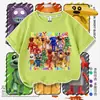 Novo Jogo de Restaurante Pizzy's Parlor Mercadoria Roupas Camiseta de Manga Curta Infantil Top Solto Verão