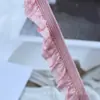 Tecido Colorido com Ruffle Elástico Unidirecional de 1,5cm Renda Elástica para DIY de Roupa Íntima, Meias e Acessórios