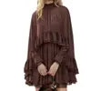 Otoño/Invierno 2026 Nuevo Transfronterizo Europeo y Americano Temperamento Elegante Vestido de Gasa Moda Camisola Interior Conjunto de Dos Piezas