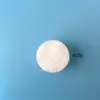 Adesivo Redondo com Padrão de Pérola de 4 cm de Diâmetro Folha de Algodão Macia e Amiga da Pele Compressa Úmida Folha de Algodão Descartável Algodão para Remover Maquiagem Algodão para Maquiagem