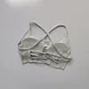Sujetador deportivo de verano transfronterizo para mujer, espalda cruzada, tirante fino, sujetador de yoga, camiseta sin mangas para correr, ropa interior de fitness