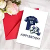 Paquete de Tarjetas de Felicitación con Sobre - Tema: Bol Nuevo de Evento Deportivo Mundial de Fútbol - Tarjeta de Agradecimiento de Cumpleaños
