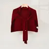 Xale de Tricô Liso com Mistura de Seda e Lã para Mulheres, Cardigã Oversized em Forma de T para Primavera/Outono, Peça para Ambientes com Ar Condicionado, Pequena Capa