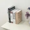 Livros Falsos Ingleses Minimalistas Estilo Ins, Livros Decorativos Criativos Modernos da Moda, Livros Imitação de Revista, Modelos de Livros para Adereços