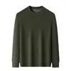 Sudadera Nueva para Hombre de Punto Grueso Forrada de Polar para Otoño e Invierno, Mangas Largas, Versátil como Capa Base para Abrigo