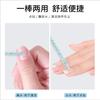 Palito de unha flor caneta diamante de cristal palito limpeza esmalte de unha dupla face empurrador de cutícula ferramenta de unha dispositivo auxiliar