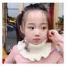 Gorro para Niña Otoño e Invierno Nuevo Cálido Bufanda Rellena Integrada Gorro Lindo de Dibujos Animados Cortavientos Protección para Orejas