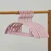 Ventas Directas de Fábrica Perchas de Plástico Lisas Semicirculares para el Hogar Adultos Color Macarrón Perchas Antideslizantes para Ropa Percheros
