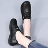 Zapatos de Mujer Pueden Tener Forro de Lana, Zapatos Planos Casuales, Piel Suave, Suelas Suaves, Transpirables y Ligeros, Zapatos de Algodón para Madres de Mediana Edad y Mayores, Zapatos Planos Versátiles