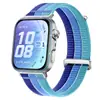 Adequado para Pulseira de Nylon Huawei Fit5, Pulseira de Velcro de Nylon de Três Argolas de Seção Dupla, Universal para a Série Huawei Fit4
