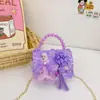Bolsa de Princesa para Meninas 2026 Primavera Nova Fofa com Franja Renda Bolsa Transversal Estilo Chinês Estilo Antigo Bolsa de Mão com Pérolas
