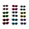 Al por mayor versión coreana de gafas de sol pequeñas de resina accesorios decorativos semiacabados multicolor Joker corazón accesorios para gafas ovaladas