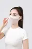 Nueva máscara para ojos de verano transpirable anti-ultravioleta de seda de hielo tridimensional protectora solar máscara protectora solar de alto valor