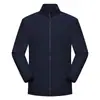 Jaqueta Softshell Outono Cor Sólida Gola Alta para Trabalho com Logo Personalizado para Atividades de Team Building, Empresas Automotivas e Lojas 4S