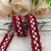 Fita de Renda Estilo Chanel com Fio Dourado de 1,5cm Tira Decorativa DIY para Bolsas, Sapatos, Chapéus, Casacos, Acessórios de Vestuário em Estoque