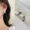Brincos de Pérola para Mulheres, Brincos de Nicho Estilo Ins, Brincos de Argola, Luxo Leve, Sensação de Alto Padrão, Brincos Versáteis de Celebridade da Internet, Agulha de Prata 925 Atacado