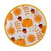 Platos de papel desechables para decoración de Acción de Gracias transfronteriza de Amazon, platos para fiestas de cumpleaños, suministros para trajes al por mayor